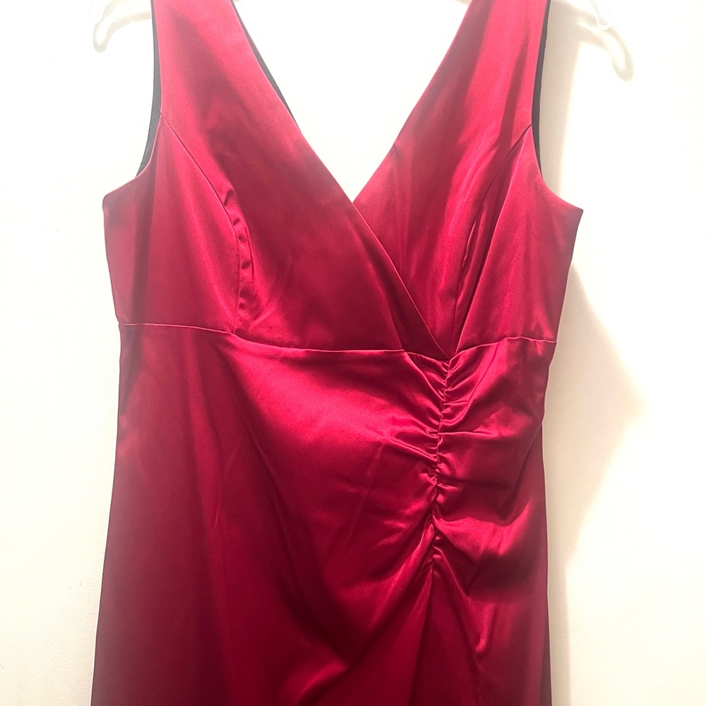 Donna Ricco Crimson formal Cocktail bodycon sheath dress size 12 NWT